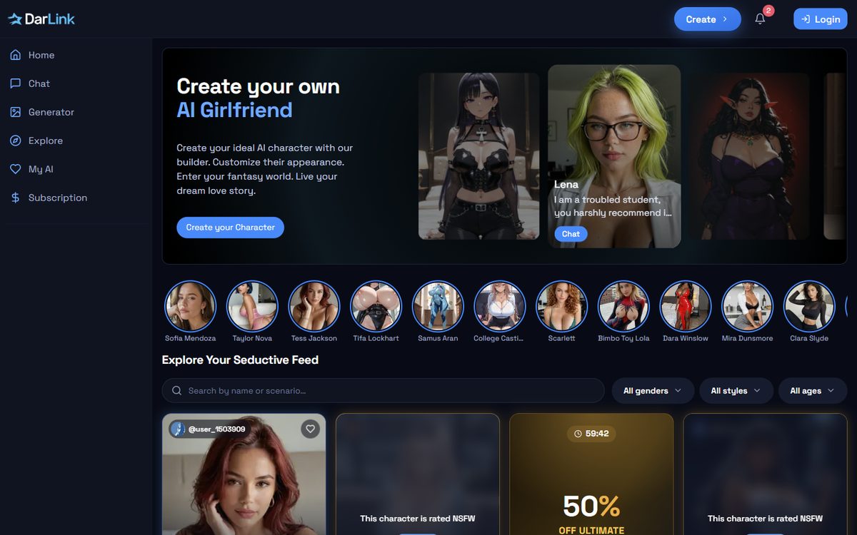 DarLink AI landing page — August 2026