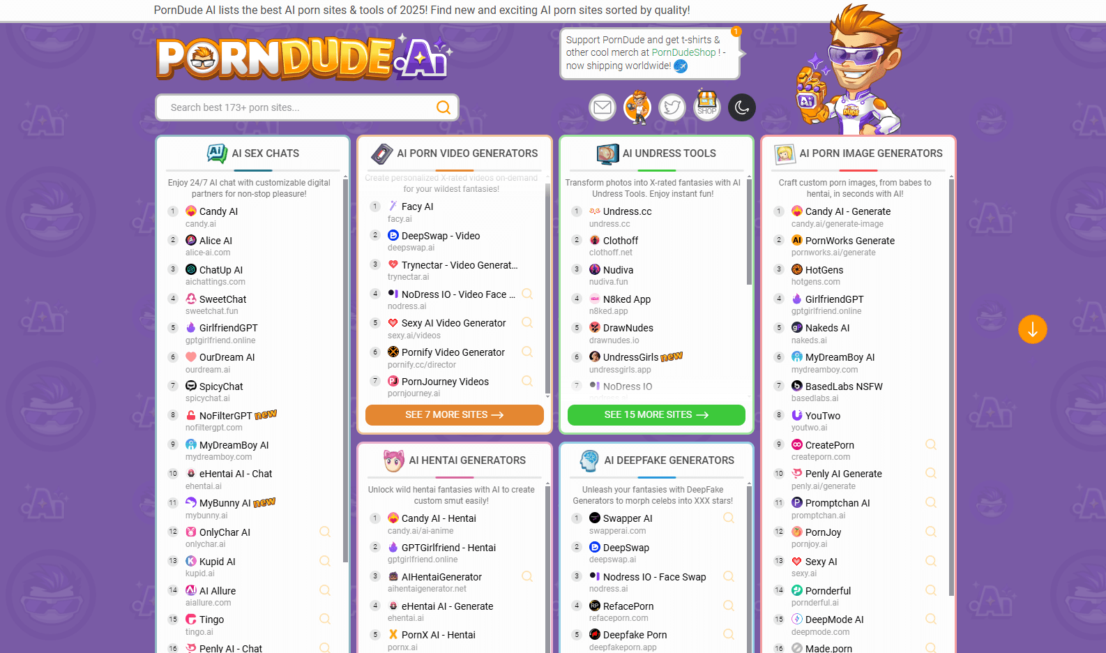 PornDude.AI – The Ultimate AI Porn Directory for 2025