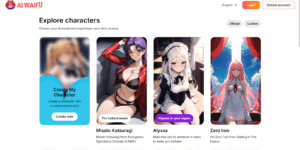 AIWaifu.me – AI-Powered Virtual Companions and NSFW Chat image