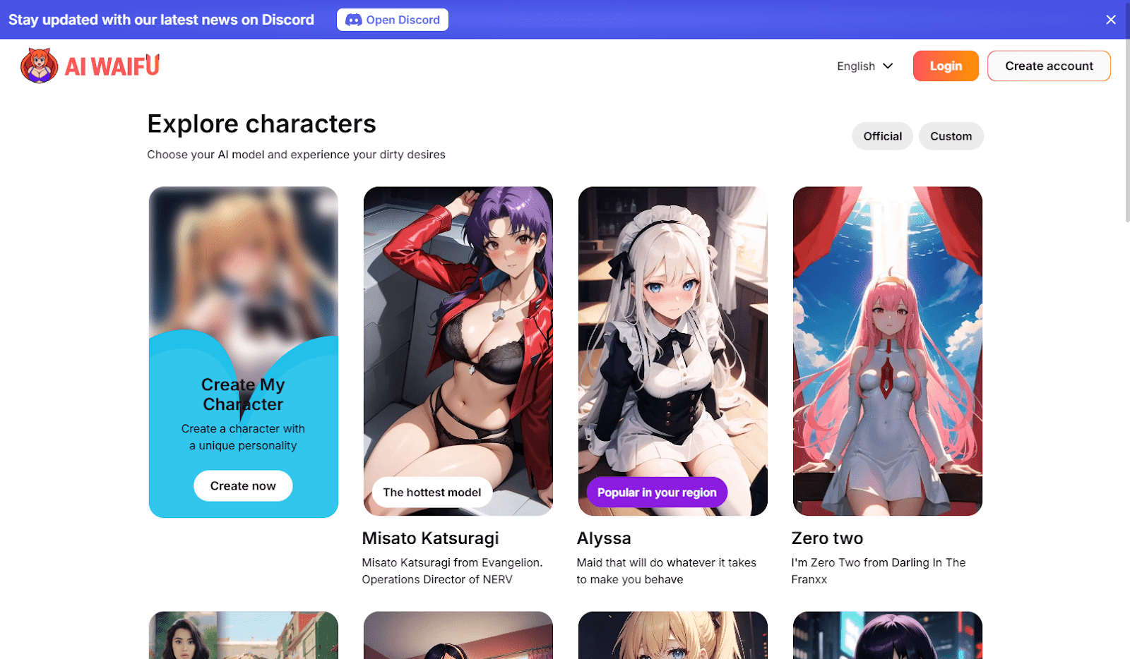 AIWaifu.me – AI-Powered Virtual Companions and NSFW Chat