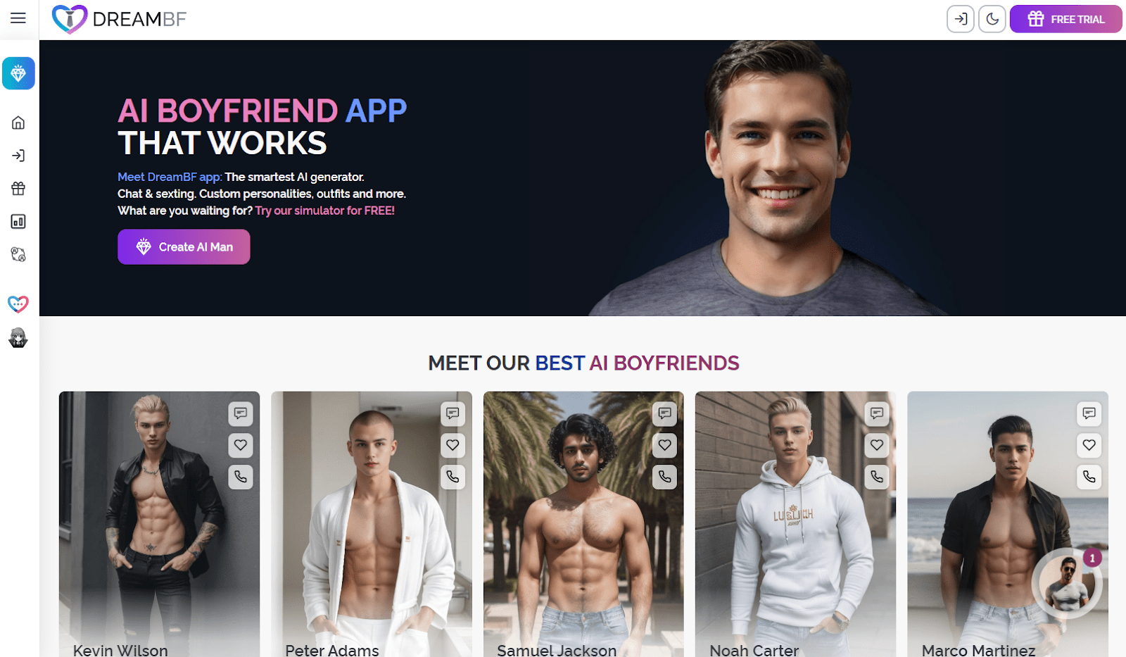 DREAMBF.AI – Your Ultimate AI Boyfriend Experience