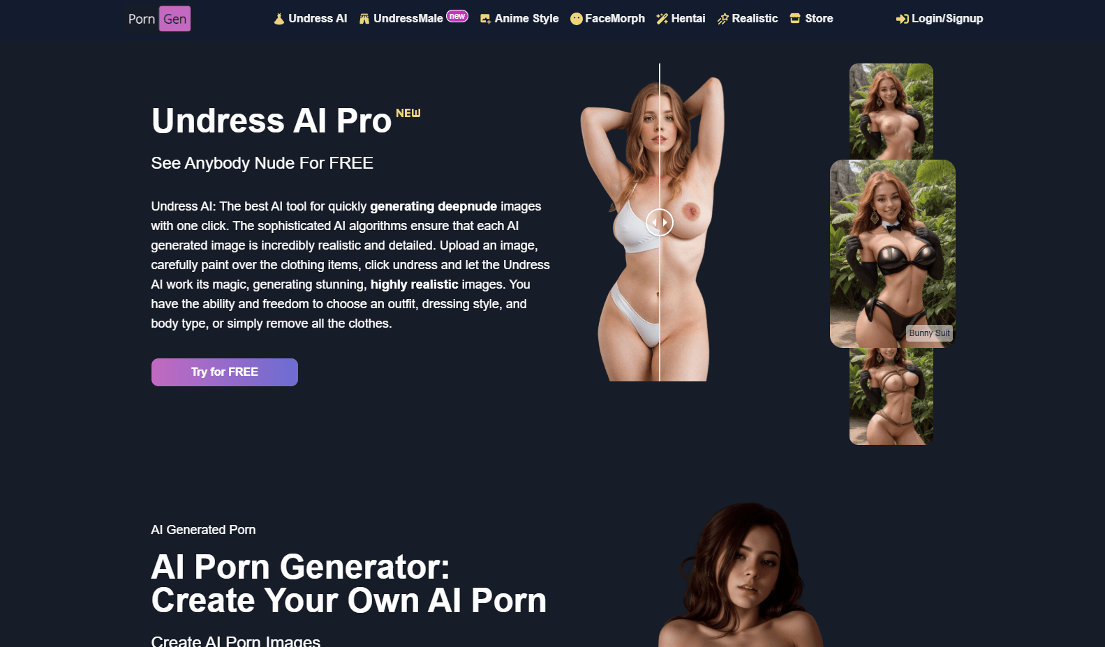 PornGen.Art – AI-Powered Nude Image Generation