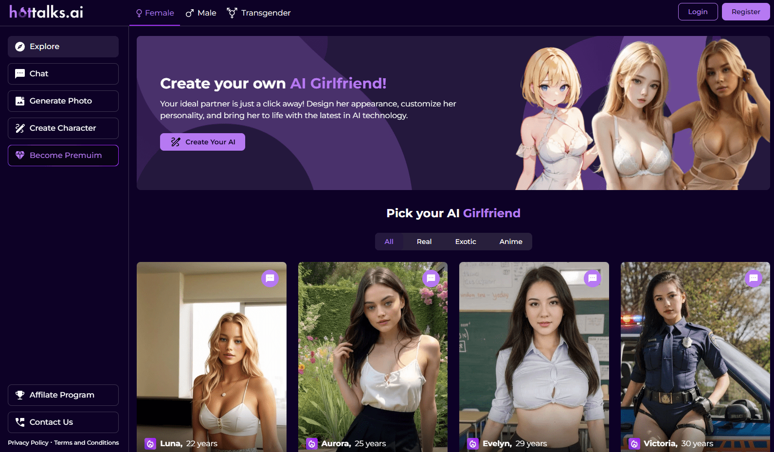 HotTalks.AI: Your Ultimate AI Companion for Chat & Romance