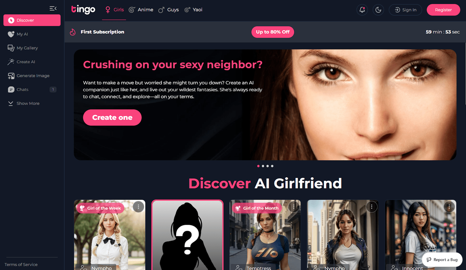 Tingo AI: Your Ultimate AI Companion for Romance & Roleplay