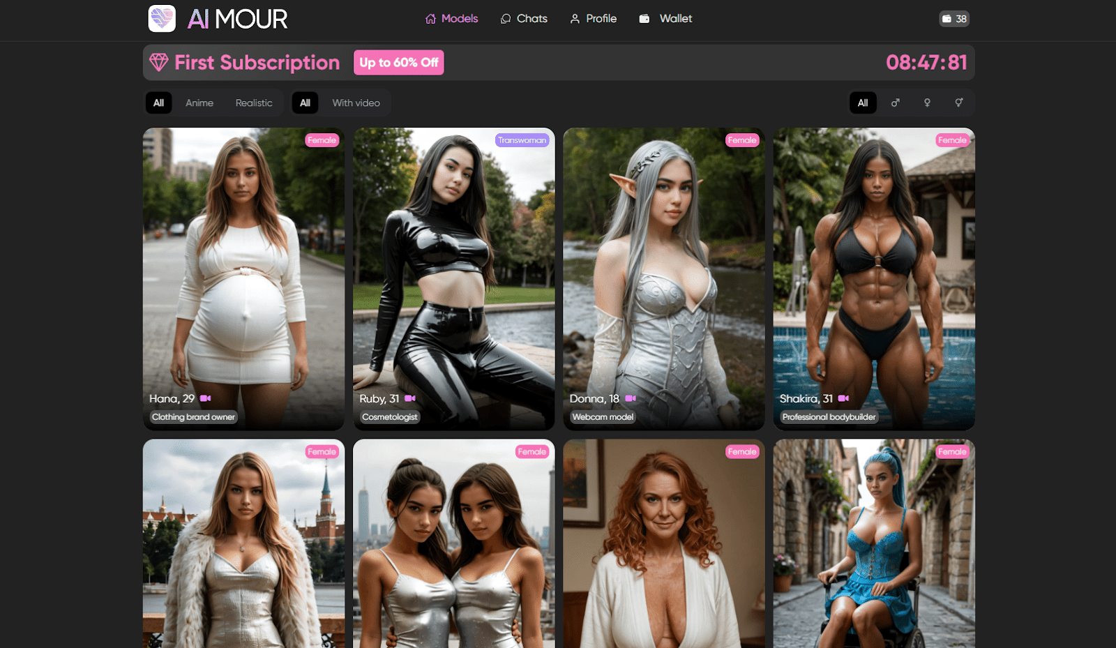 AI MOUR – Personalized AI Companion Experience
