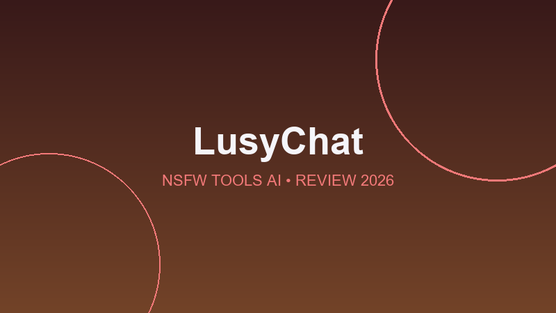 LusyChat – NSFW Character AI Chat with Custom Chatbots